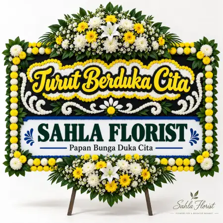 Papan Bunga Duka Baros
